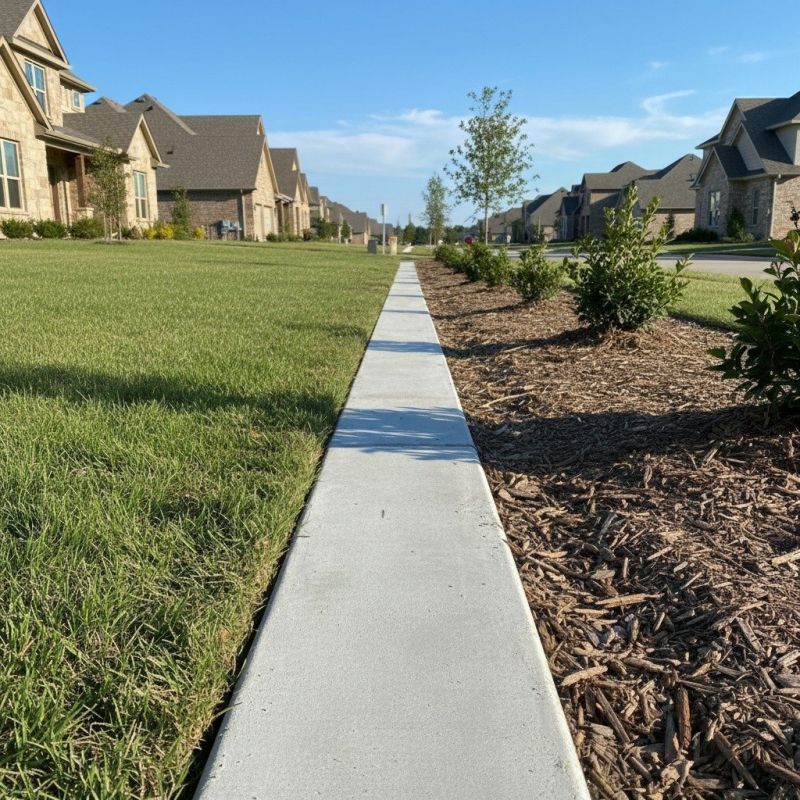 Concrete Curbing Vs. Plastic Or Metal Landscape Edging